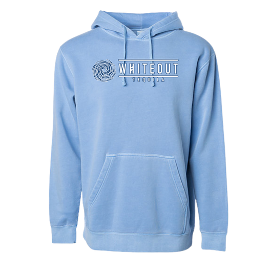 White Out Tequila French Terry Hoodie - True Blue Spirit