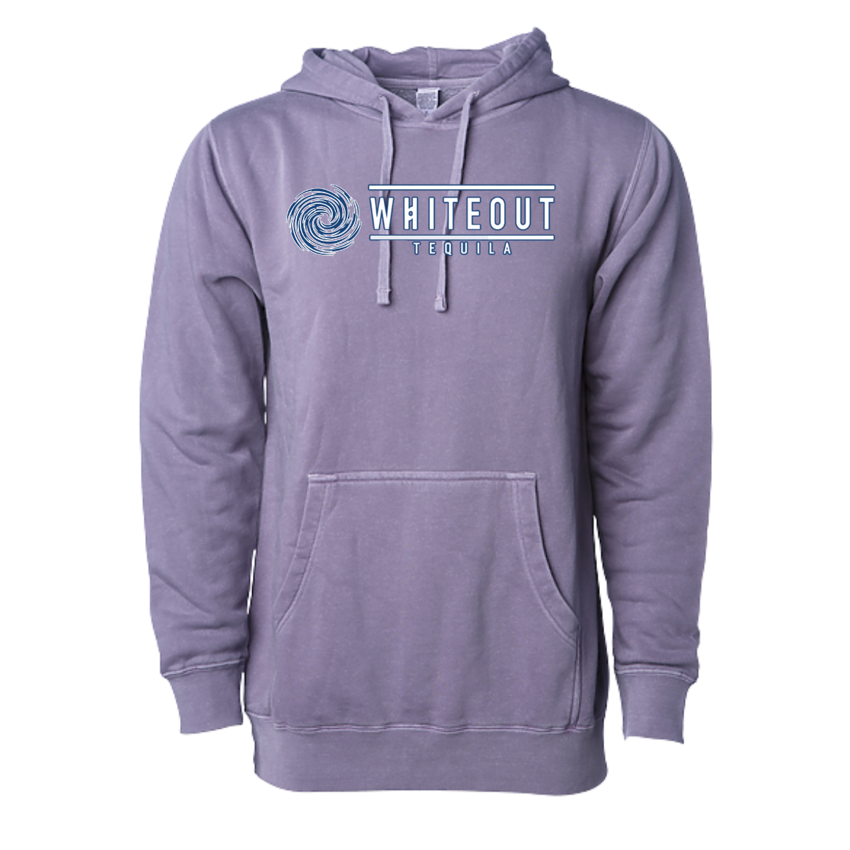 White Out Tequila French Terry Hoodie - Lavender Spirit Bloom