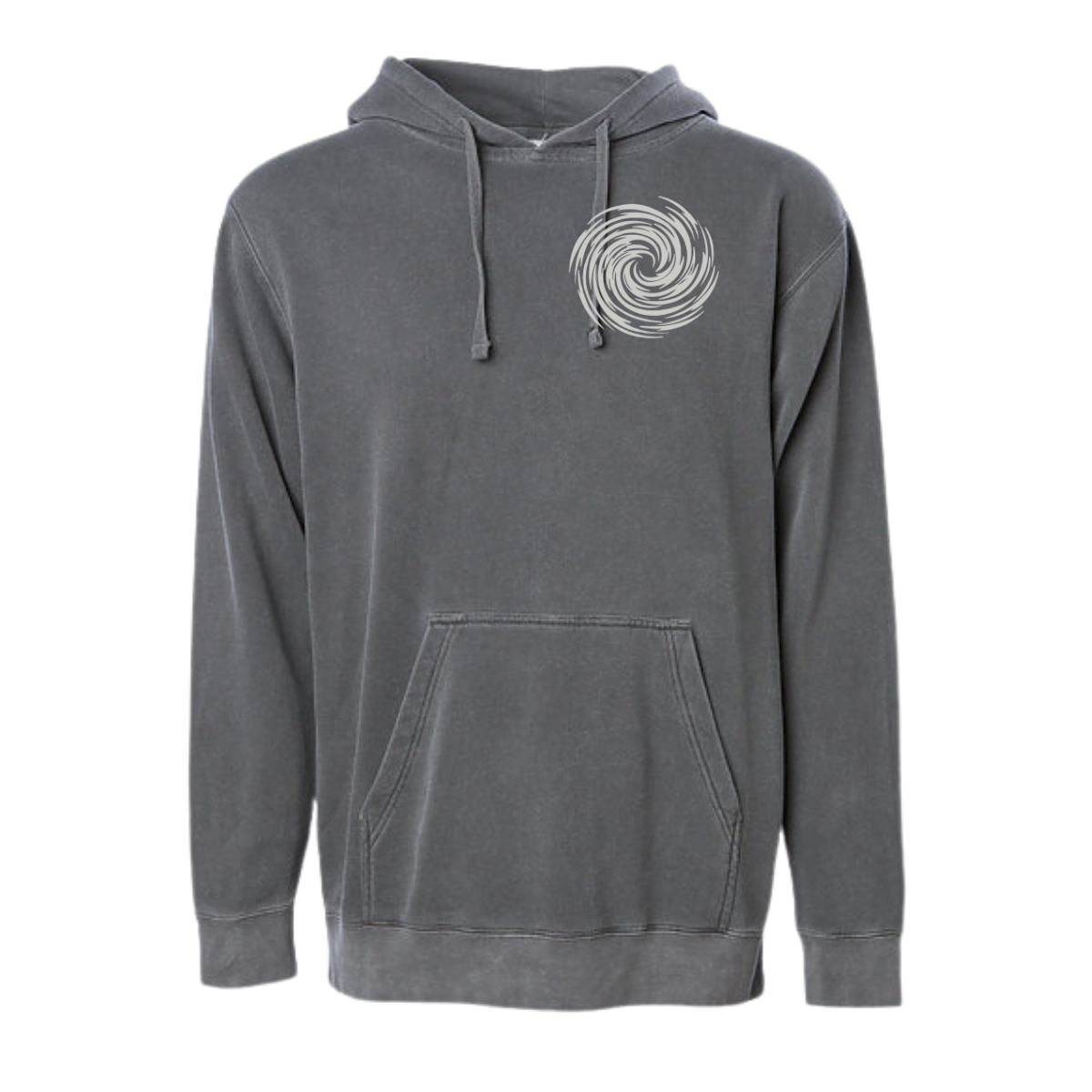 White Out Tequila French Terry Hoodie - Agave Charcoal