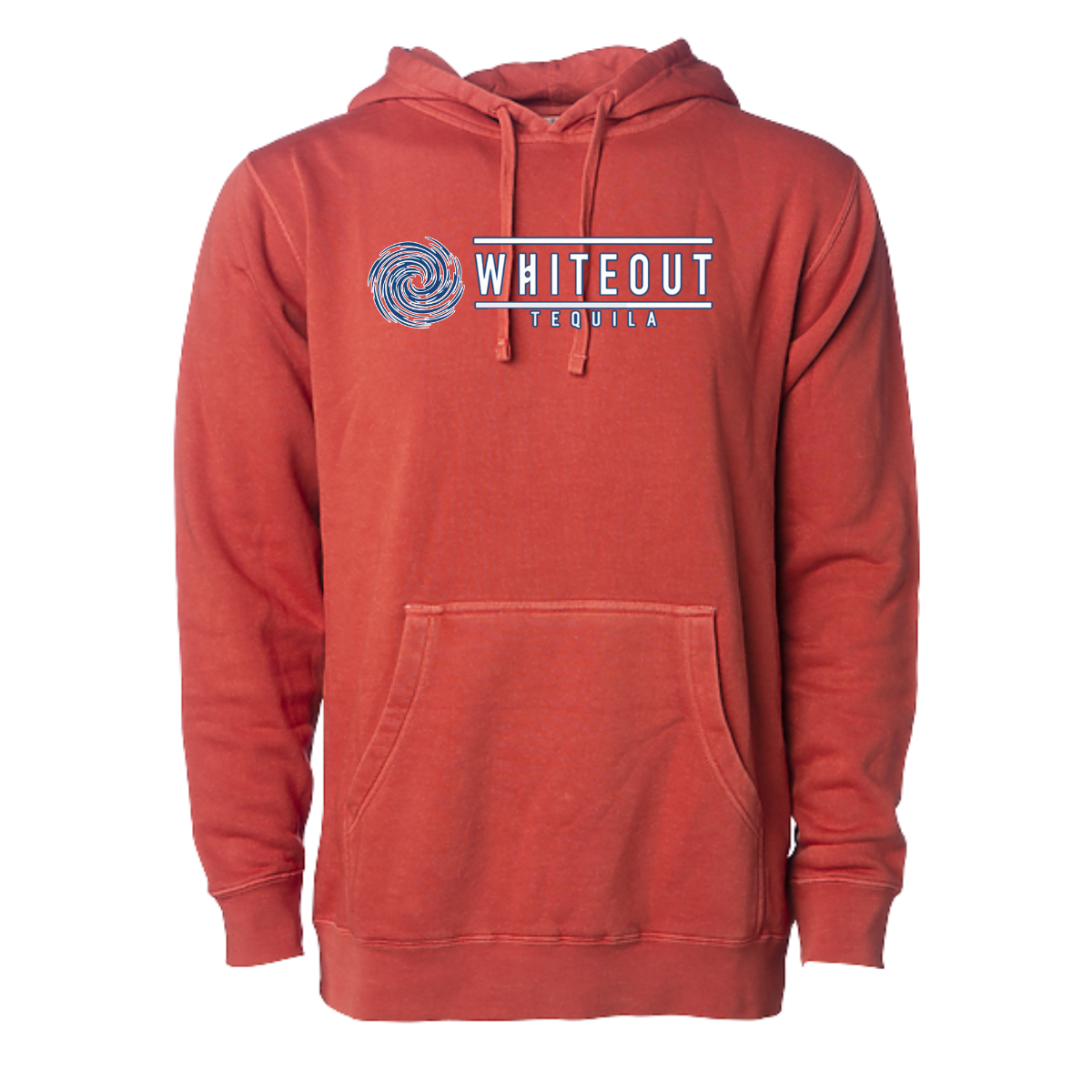 White Out Tequila French Terry Hoodie - Añejo Rust
