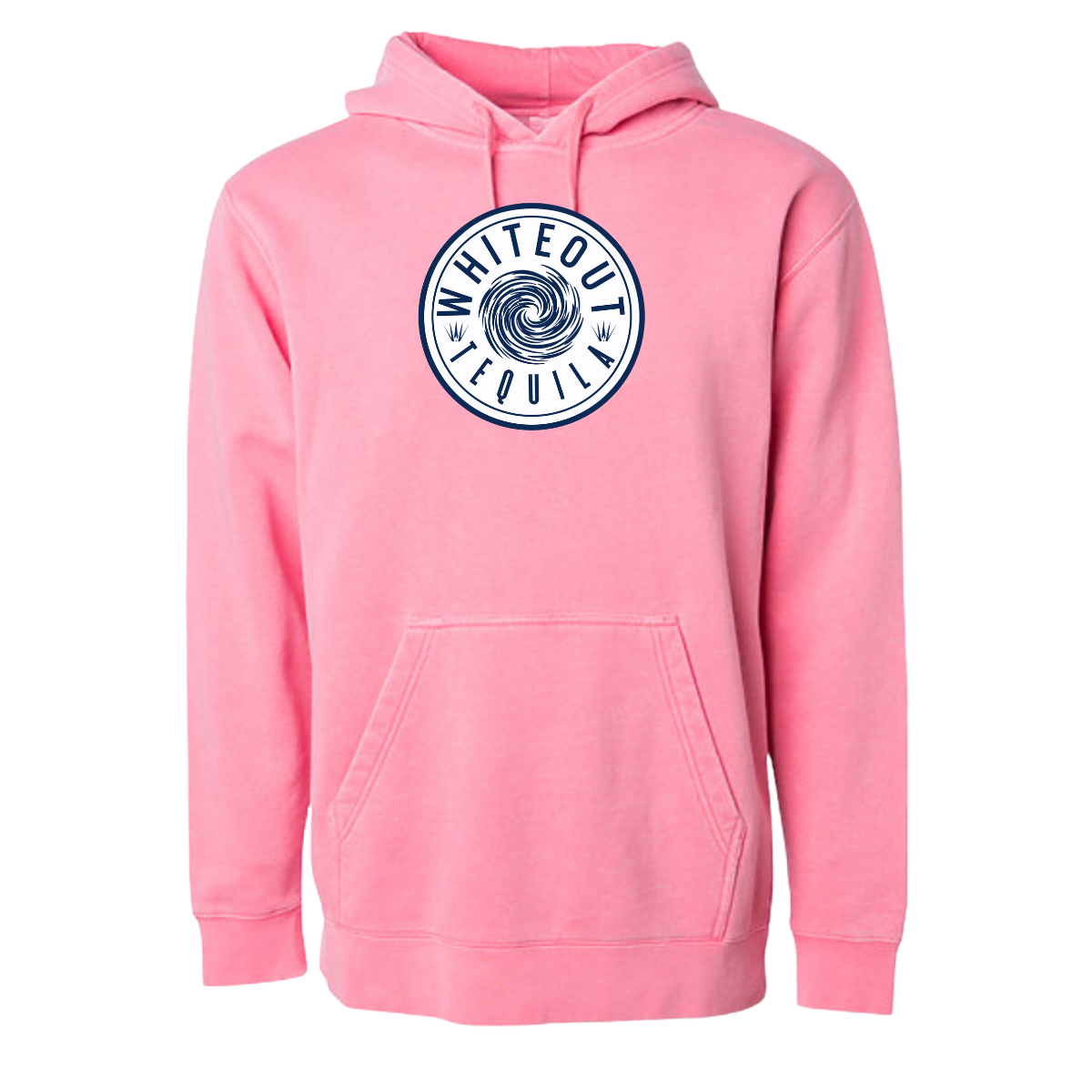 White Out Tequila French Terry Hoodie - Pink Blush Agave