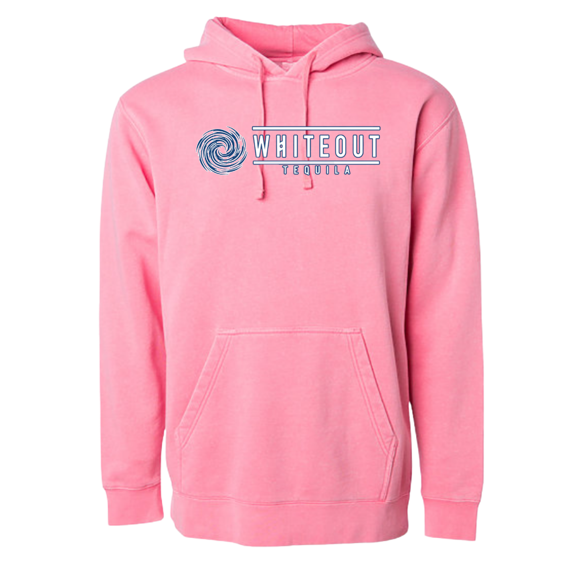 White Out Tequila French Terry Hoodie - Pink Blush Agave