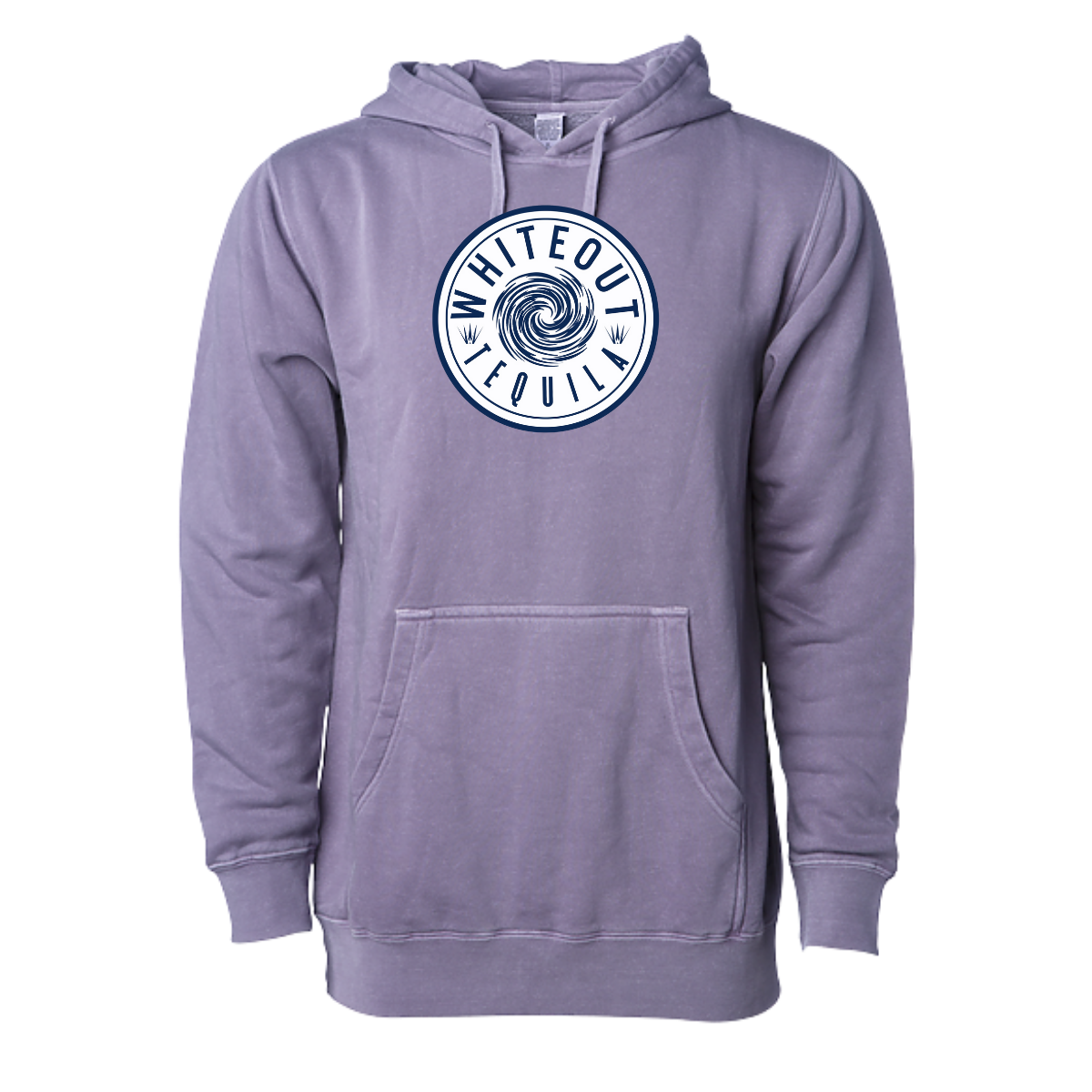 White Out Tequila French Terry Hoodie - Lavender Spirit Bloom
