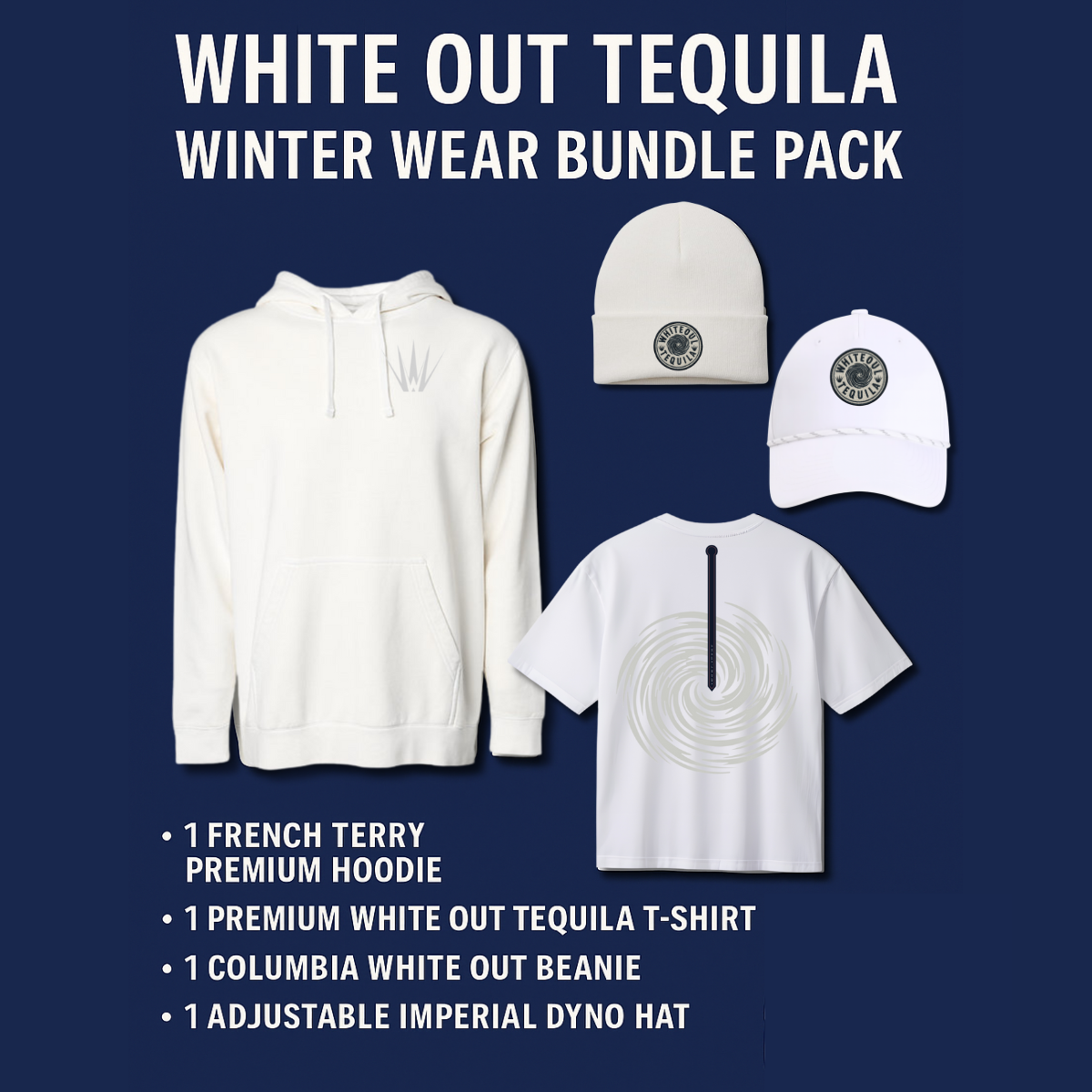 White Out Tequila Winter Wear Bundle Box